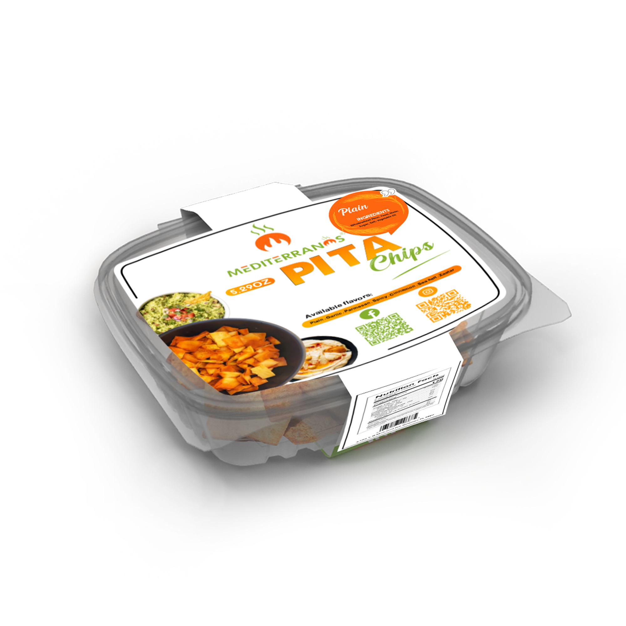 Zaatar Flavored Pita Chips - Mediterranean Spice Infusion